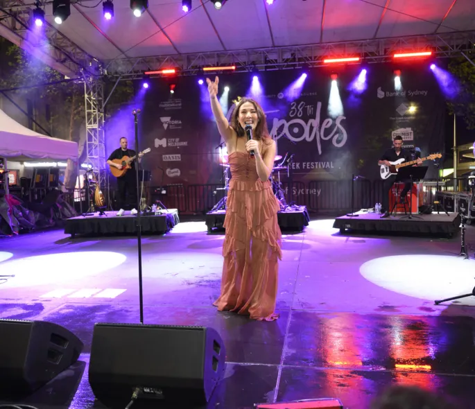 3 Konstantina Touni Performing on Sun 1 Mar on Bank of Sydney Stage